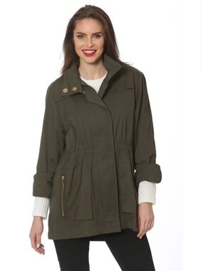 Ciao Milano  Waterproof Jacket - Anna , Olive Green size M.